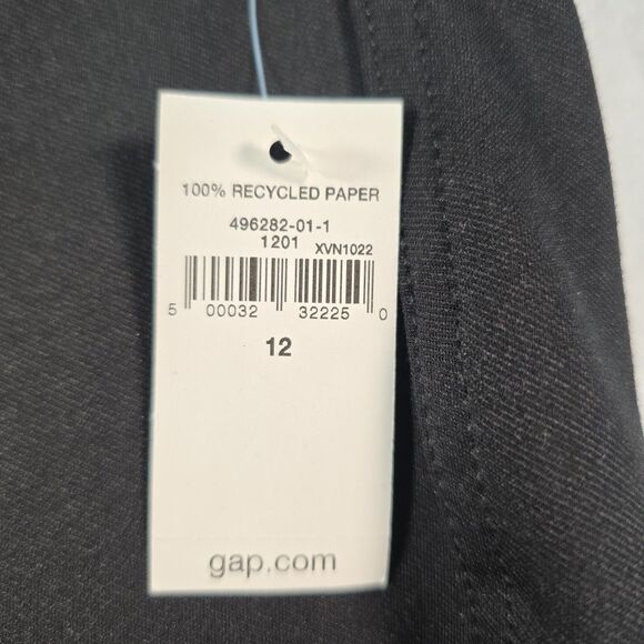 Gap High Rise Legging Pants Career Pants Size 12 Black Front Seam Ponte Knit NWT - Picture 5 of 13